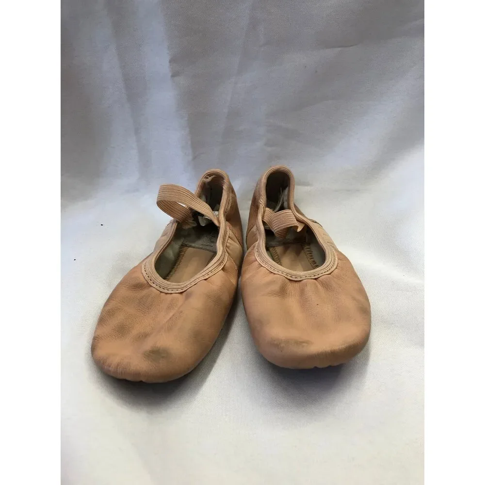 Pre-Owned Dance Ballet Shoes Revolution 150 Pink Child 3M Leather Split Sole St